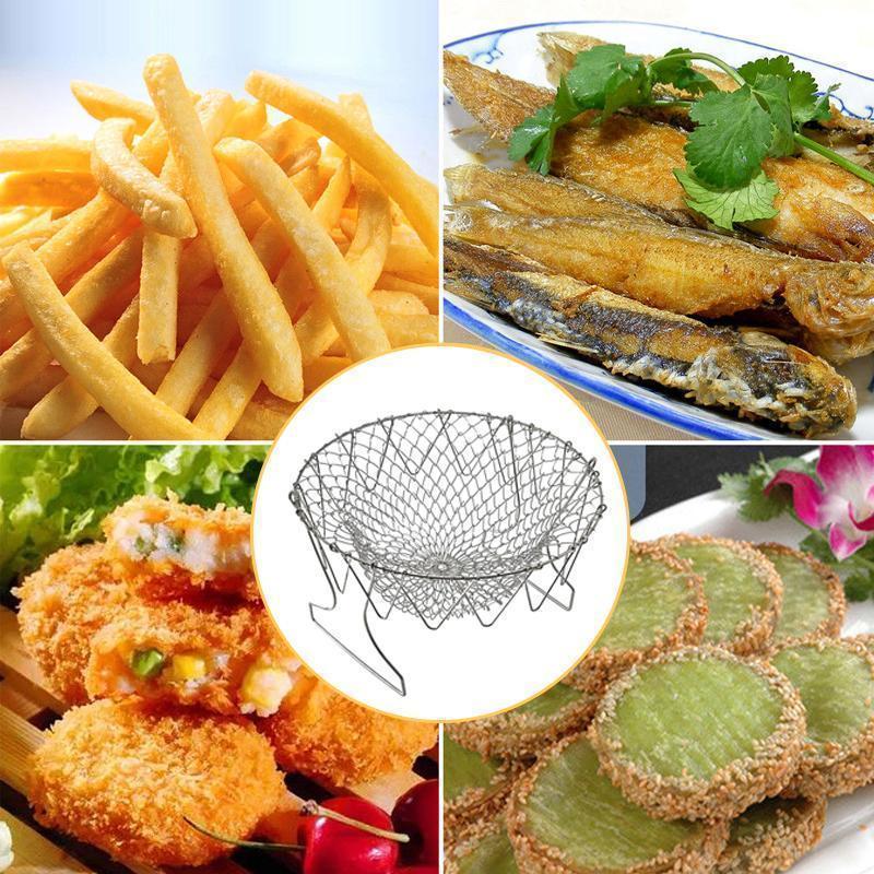 Frittierkorb Cheffaltbar aus Edelstahl | Brehn