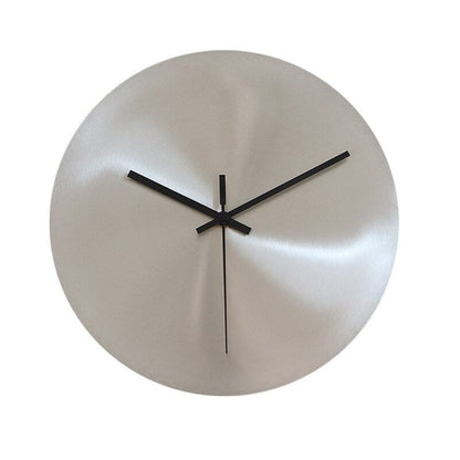TijdStaal Wanduhr – Moderne Edelstahl Uhr mit schlankem Design und großen Zahlen | Brehn