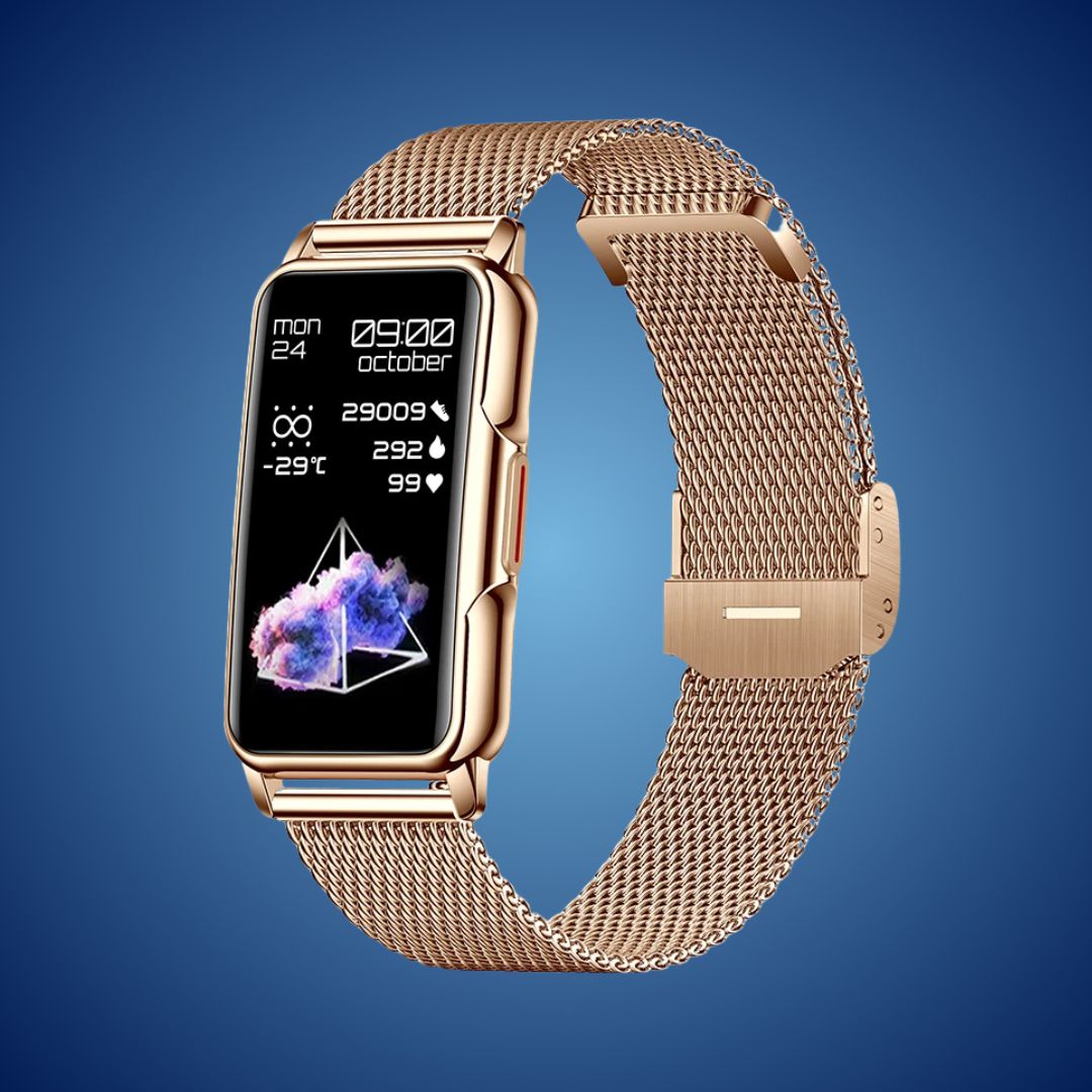 Elegante Smartwatch für den Alltag | Gesundheitsüberwachung - Langlebiges Design - Nahtlose ganztägige Konnektivität Brehn