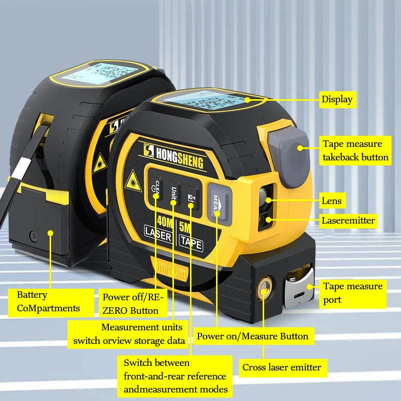 3-in-1 Infrarot Laserbandmessung | Brehn