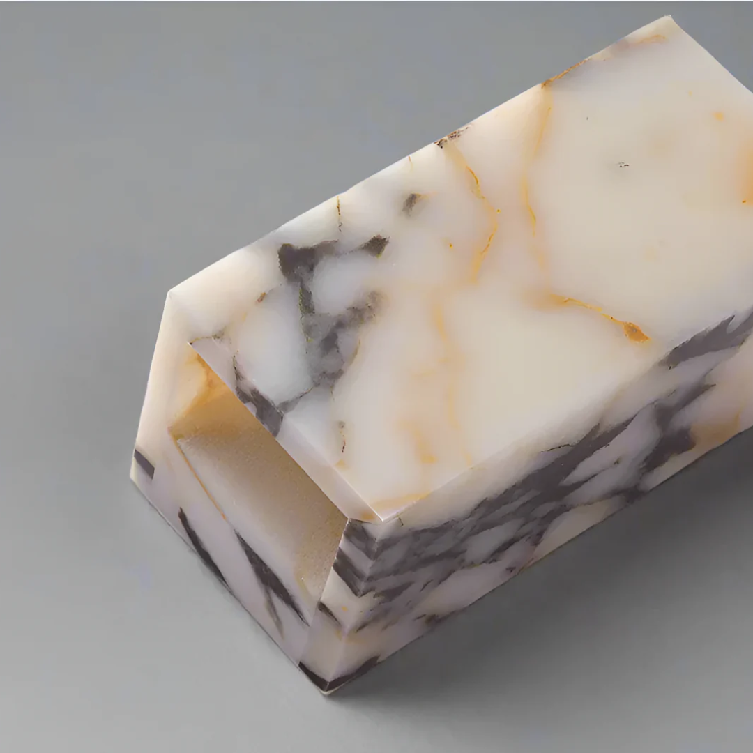 Brehn | Luxuriöse Marmor-Naturstein-Wandleuchte