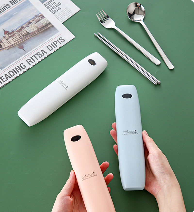 Brehn | Tragbares Besteckset mit UV-Desinfektion zur Abtötung von Bakterien
