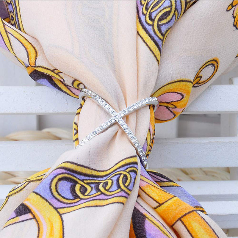 Schal Loop Ring Strass Eingebettet | Brehn
