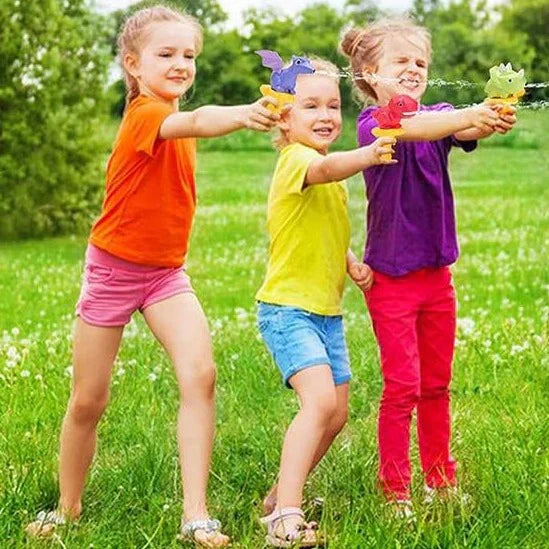 Brehn | Dino-Wasserpistole – Lustiger Spritzspaß für Kinder