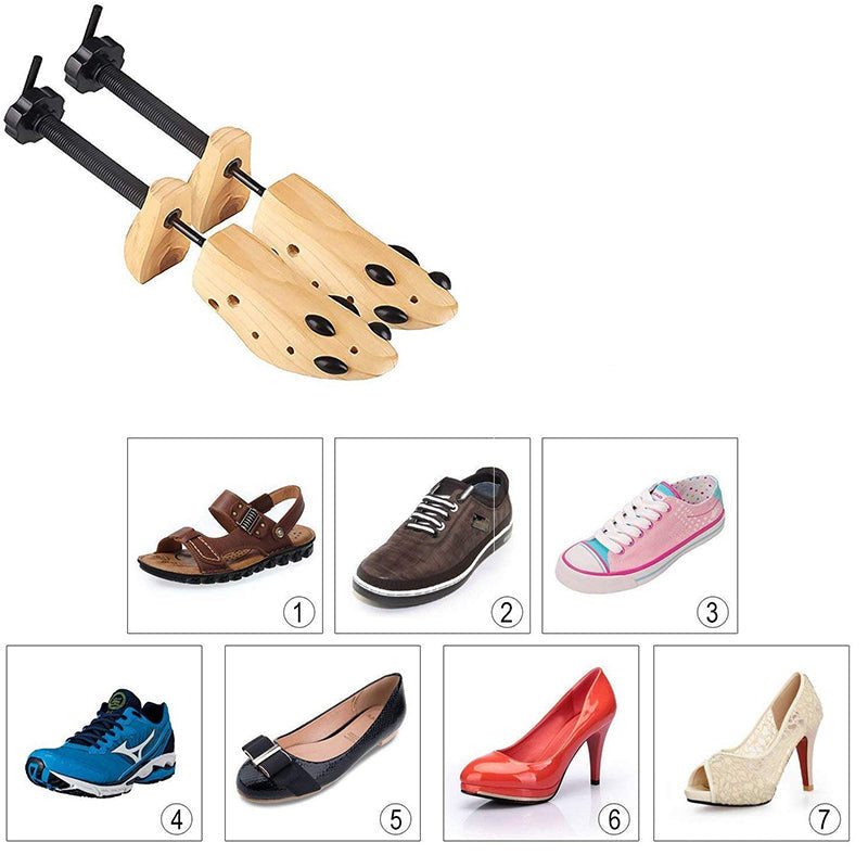 Verstellbare Luxus-Schuhdehner – Holz-Komfort-Anpassungshilfe | Brehn