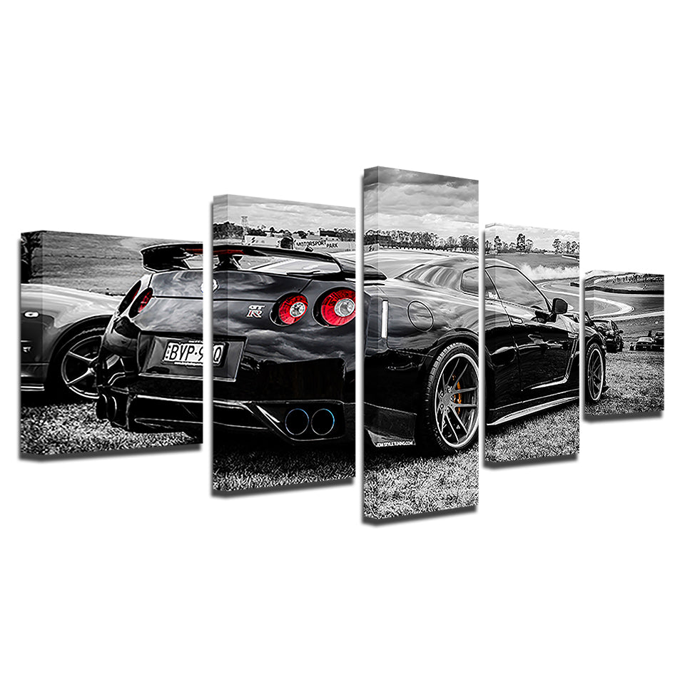 Luxusauto 5-teilige - Leinwand Wandkunst Malerei