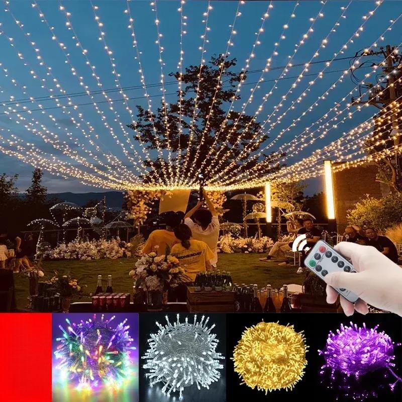 FestiveGlow Außenbeleuchtung - Magische LED Außenbeleuchtung für Feste | Brehn