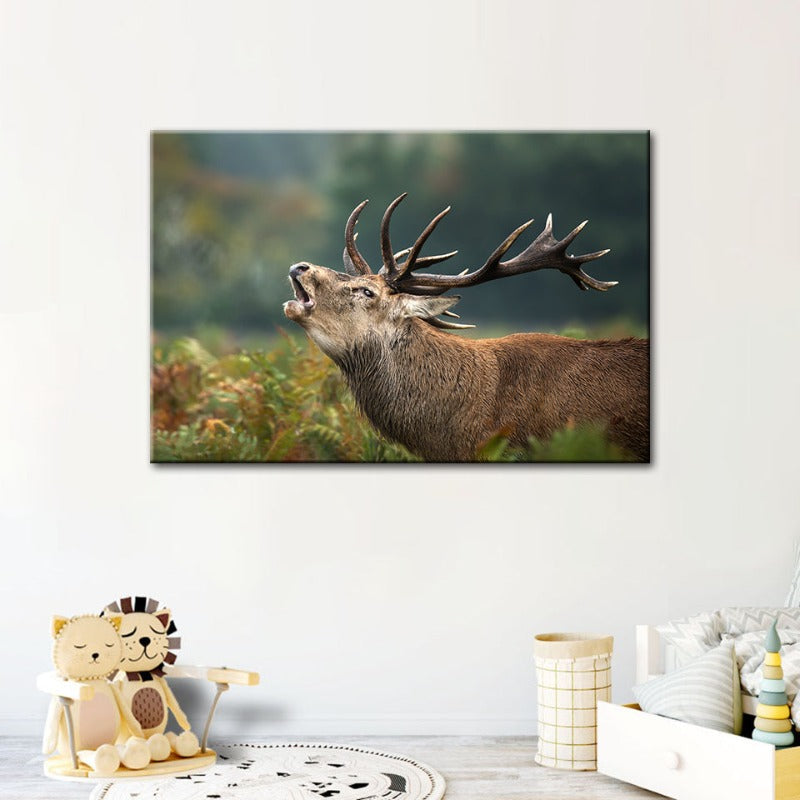 Blöken Elch - Leinwand Wandkunst Gemälde