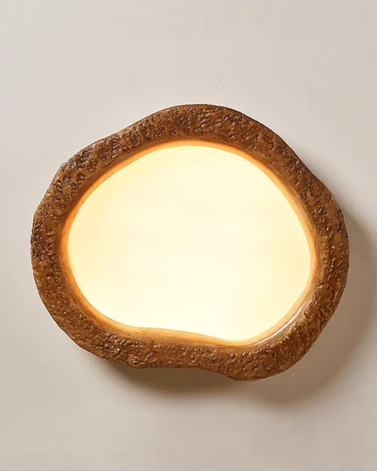 Brehn | Minimalistische Holzlampe im Japandi-Stil mit Leuchteffekt