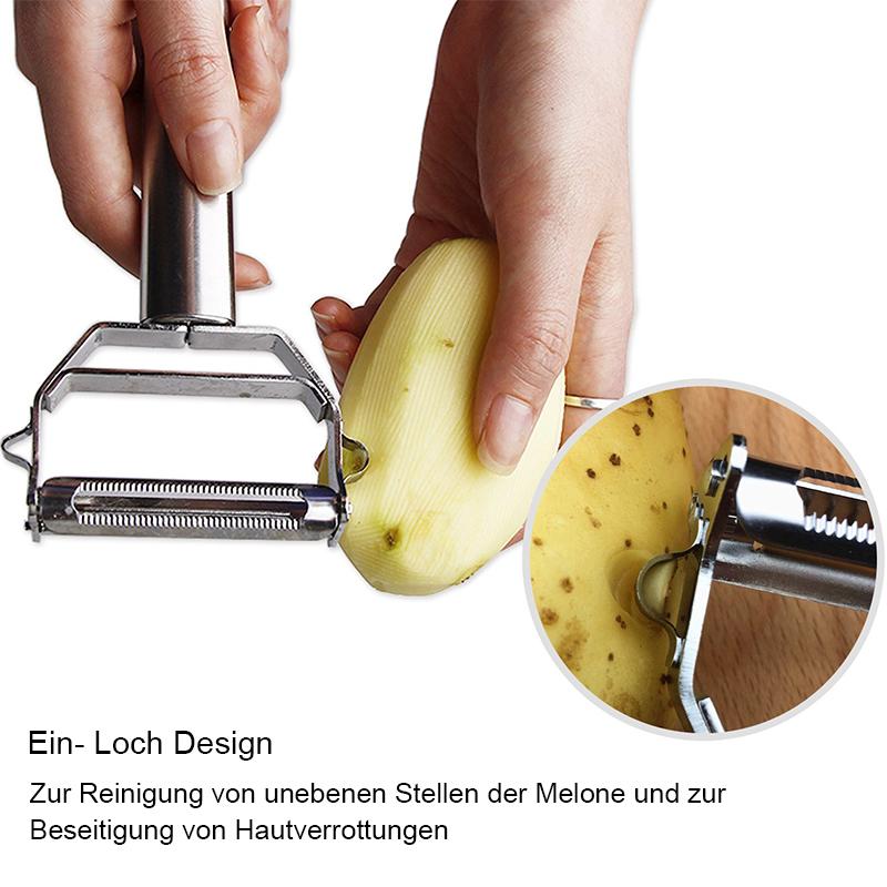 Brehn | Multifunktions-Gemüseschäler aus Edelstahl