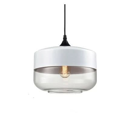 Handgeblasene Pendelleuchte aus Glas und Holz, verstellbar