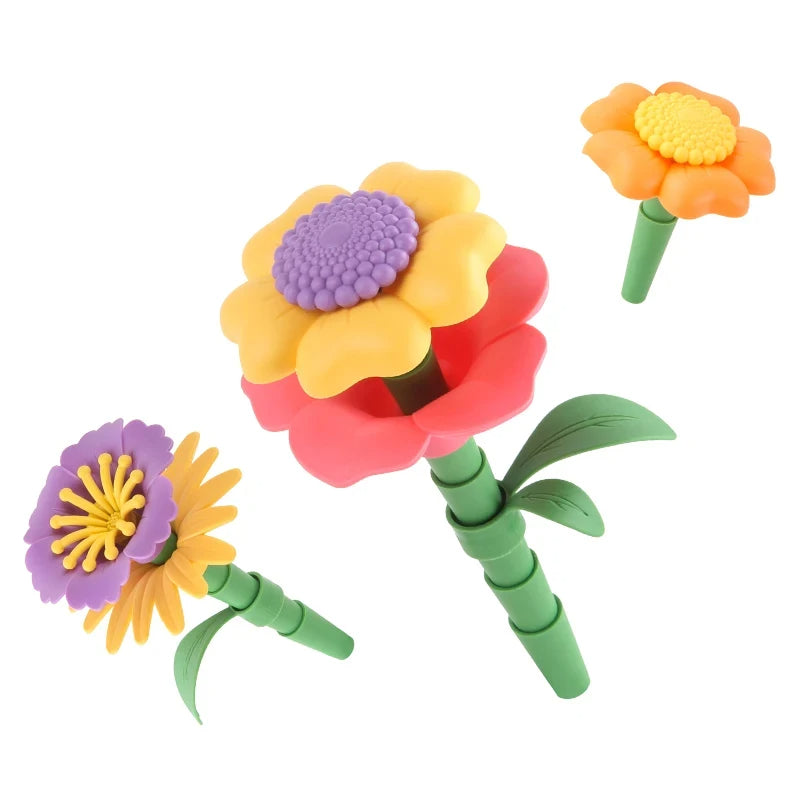 Brehn | Blumen Bauklötze Set