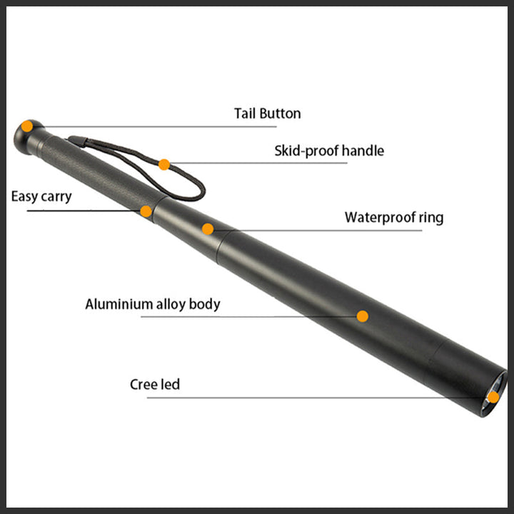 Brehn | Baseballschläger-LED-Taschenlampe