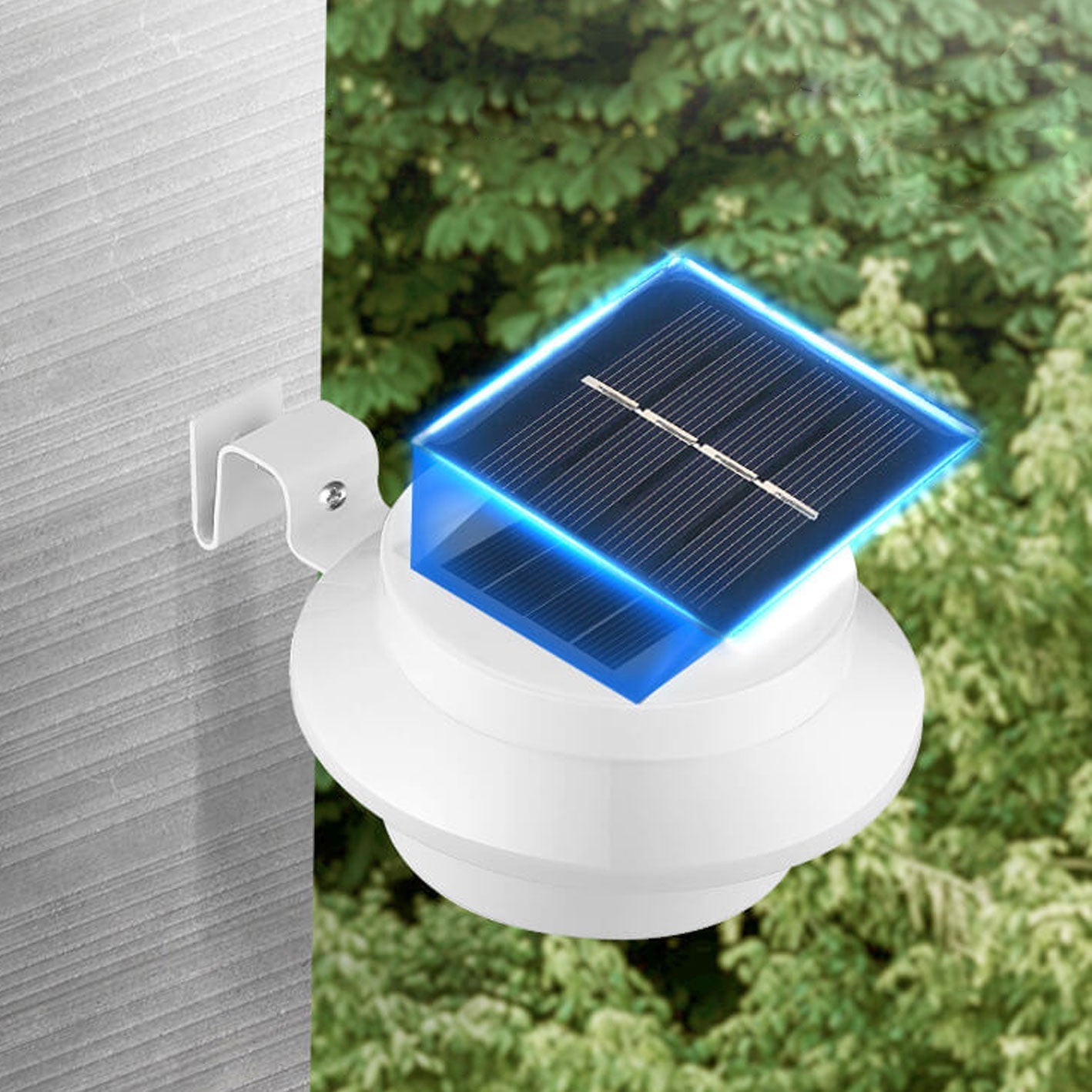 Solarzylinder-LED-Außen-Wasserdichte-Zaun-Wand-Sconces-Lampe | Brehn