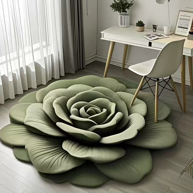 Brehn | FloraLux Elegante Fußmatte | Plüschkomfort mit Kieselgur für schnell trocknende Eleganz