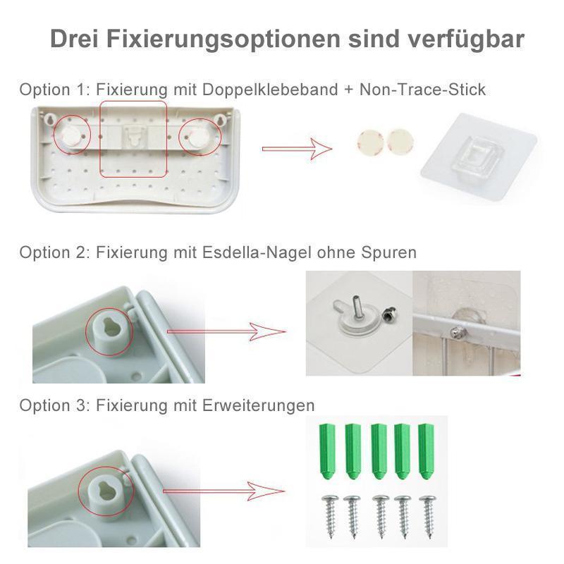 Schuhregal mit integriertem Wandhalter zur Wandmontage | Brehn