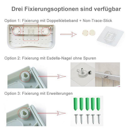 Schuhregal mit integriertem Wandhalter zur Wandmontage | Brehn