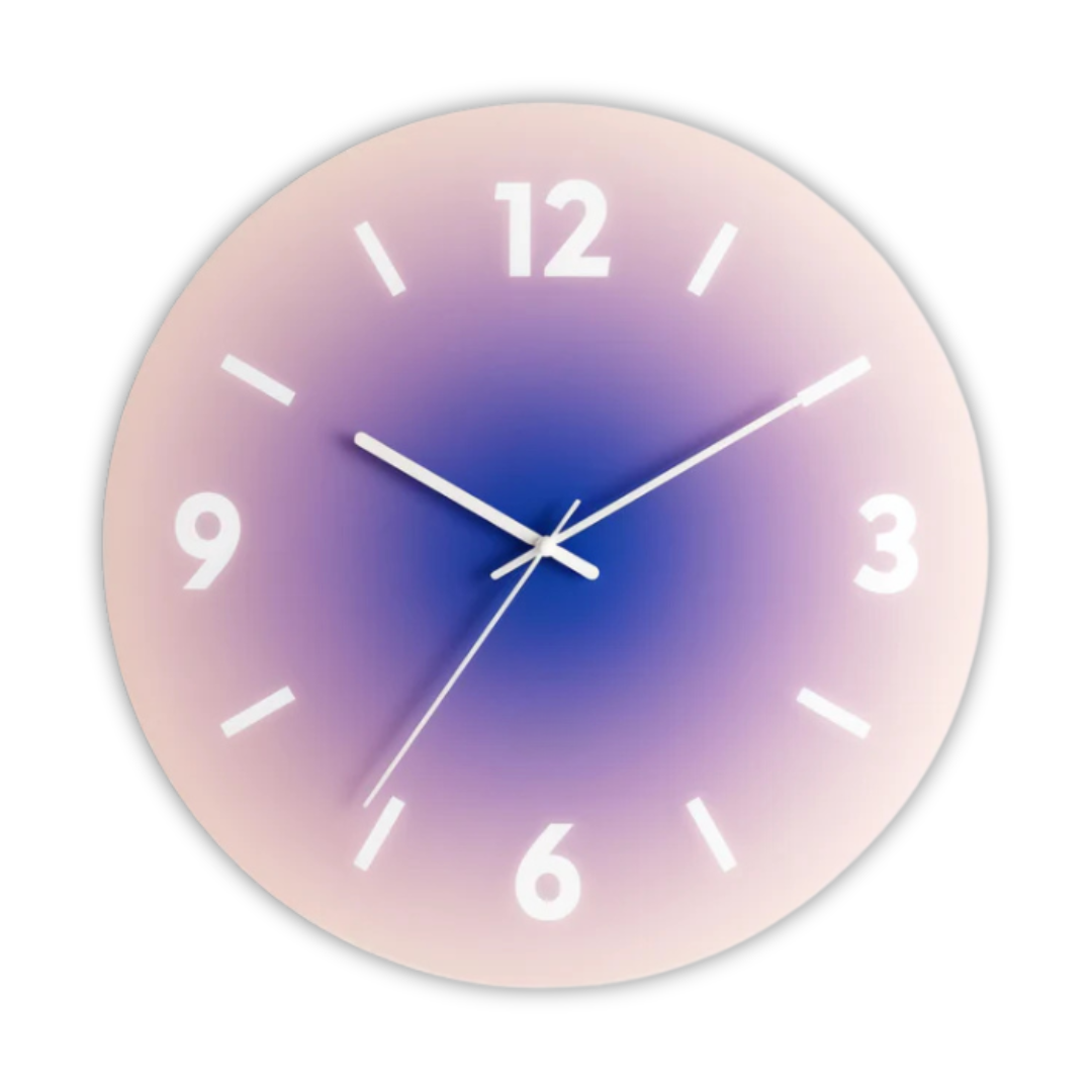 Brehn | Design Glas Wanduhr