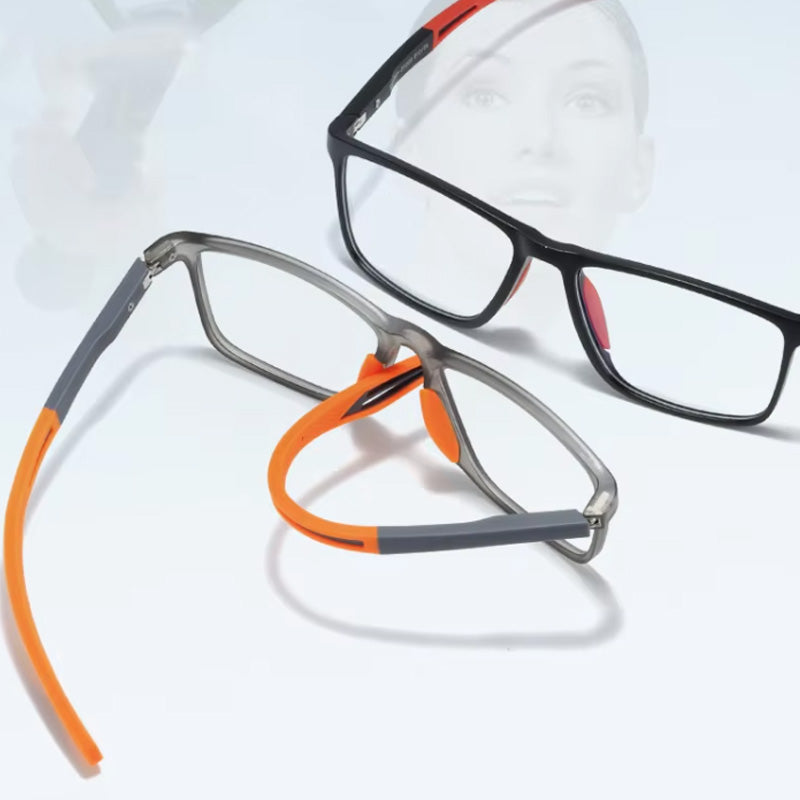Brehn | Modische Silikon Sport-Lesebrille