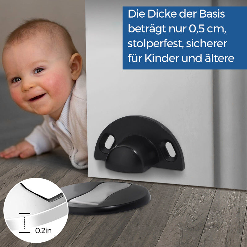 Brehn | Unsichtbarer magnetischer Türstopper aus Edelstahl