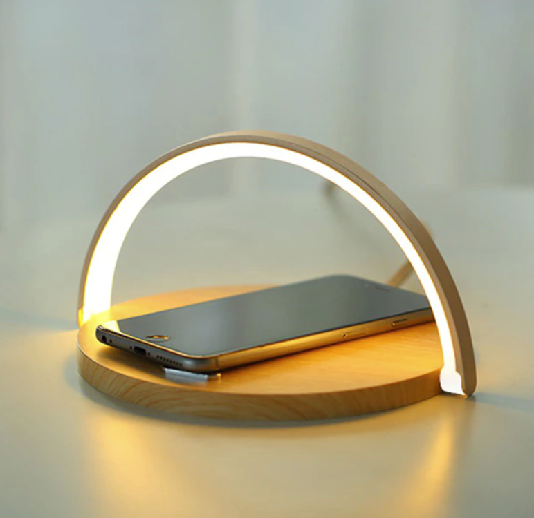 Brehn | Bowlight Design | Atmosphärisches 3-in-1 Nachtlicht mit kabelloser Ladung