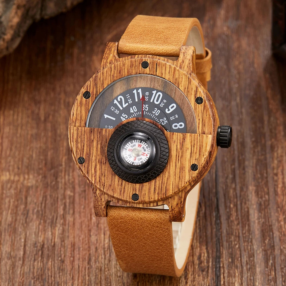Brehn | Holz Wunder Handgemachte Elegante Uhr