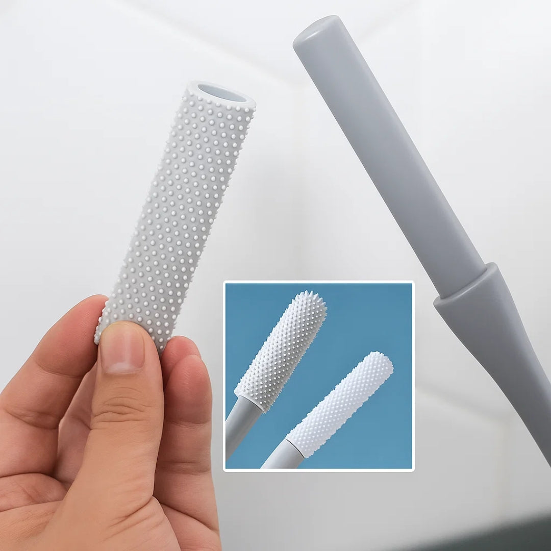 Tiefenreinigung von Schmutz und abgestorbener Haut – Weiche Silikonborsten – Sensible Füße und tägliche Hygiene Brehn