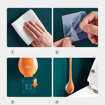 Weiche Silikon-Toilettenbürste