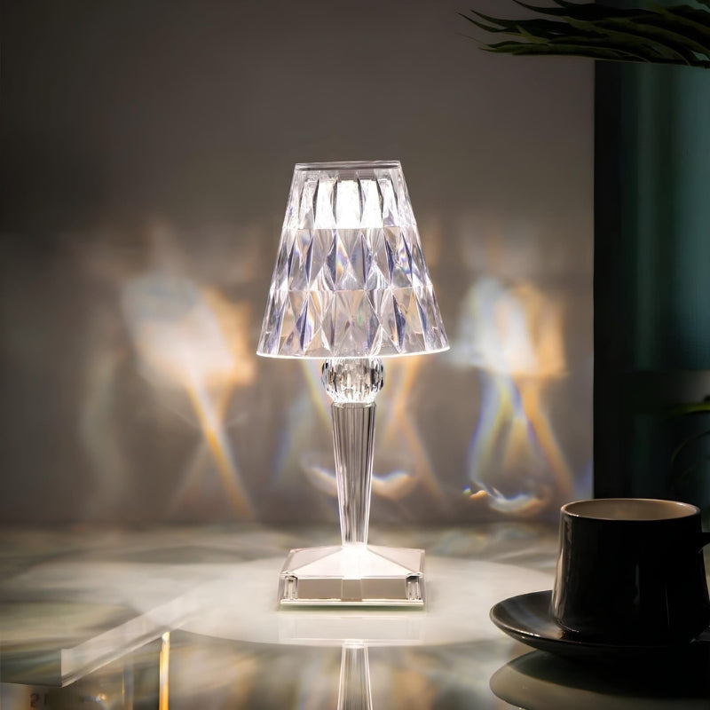 Kristall Tischlampe mit Touch-Steuerung - LumeCrystal | Brehn