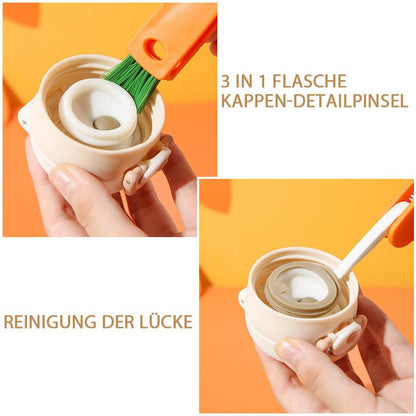 Brehn | Kreative 3-in-1 Multifunktionale Reinigungsbürste für Becherdeckel