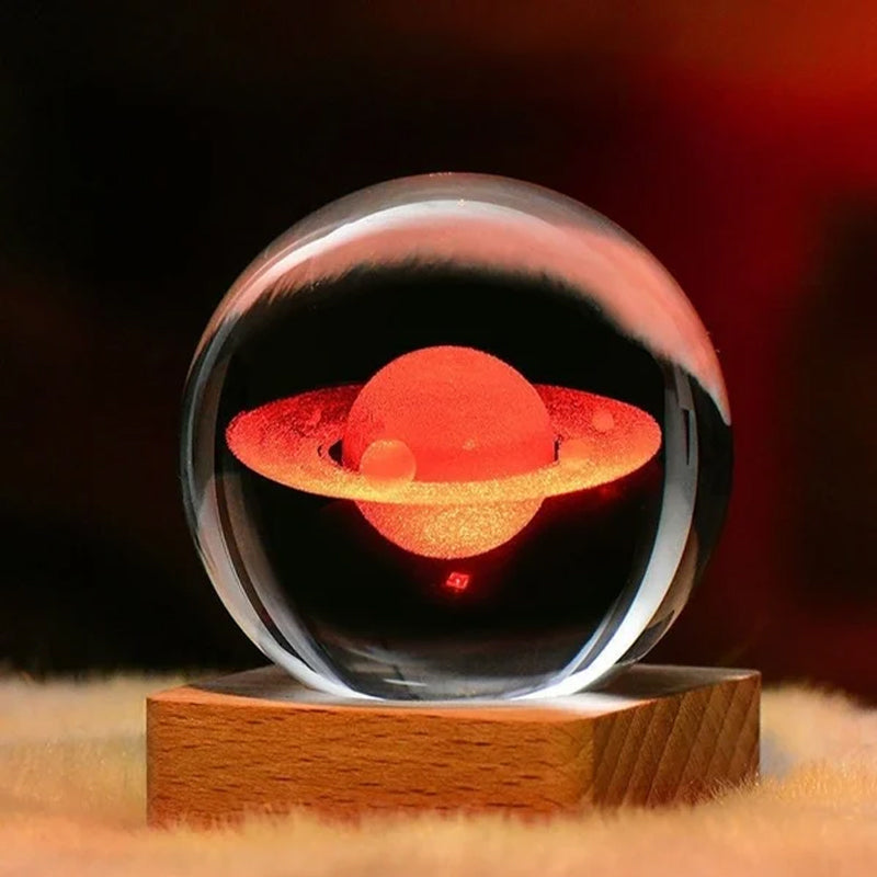 3D Galaxy Kristallkugel Nachtlicht Dekorlampe | Brehn