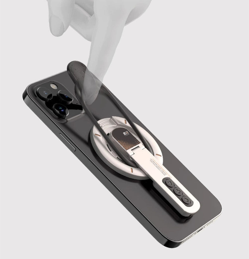 Brehn | Multi-Funktionale Magnetische Metall Drehbare Telefonhalterung & Ringhalter