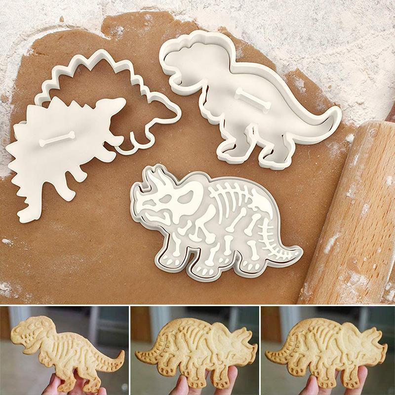 Dinosaurier-Keksausstecher (3-teiliges Set) | Brehn