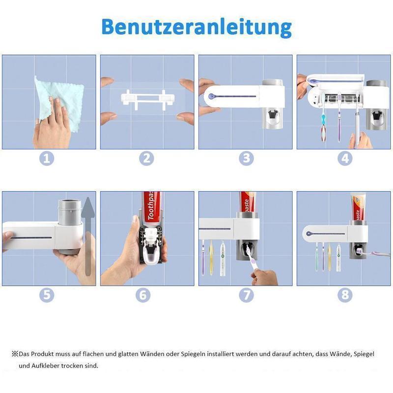 2-in-1 Desinfektioner Zahnbürstenhalter | Brehn