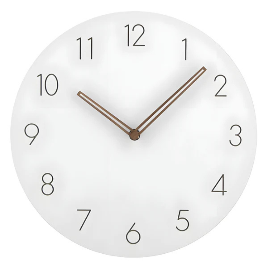 Große Holzwand Uhr – Minimalistisches Design mit stillem Bewegung | Brehn