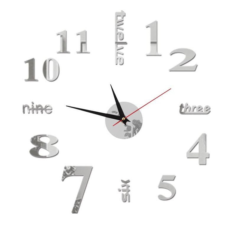 DIY Moderne Die-freie Wanduhr | Brehn