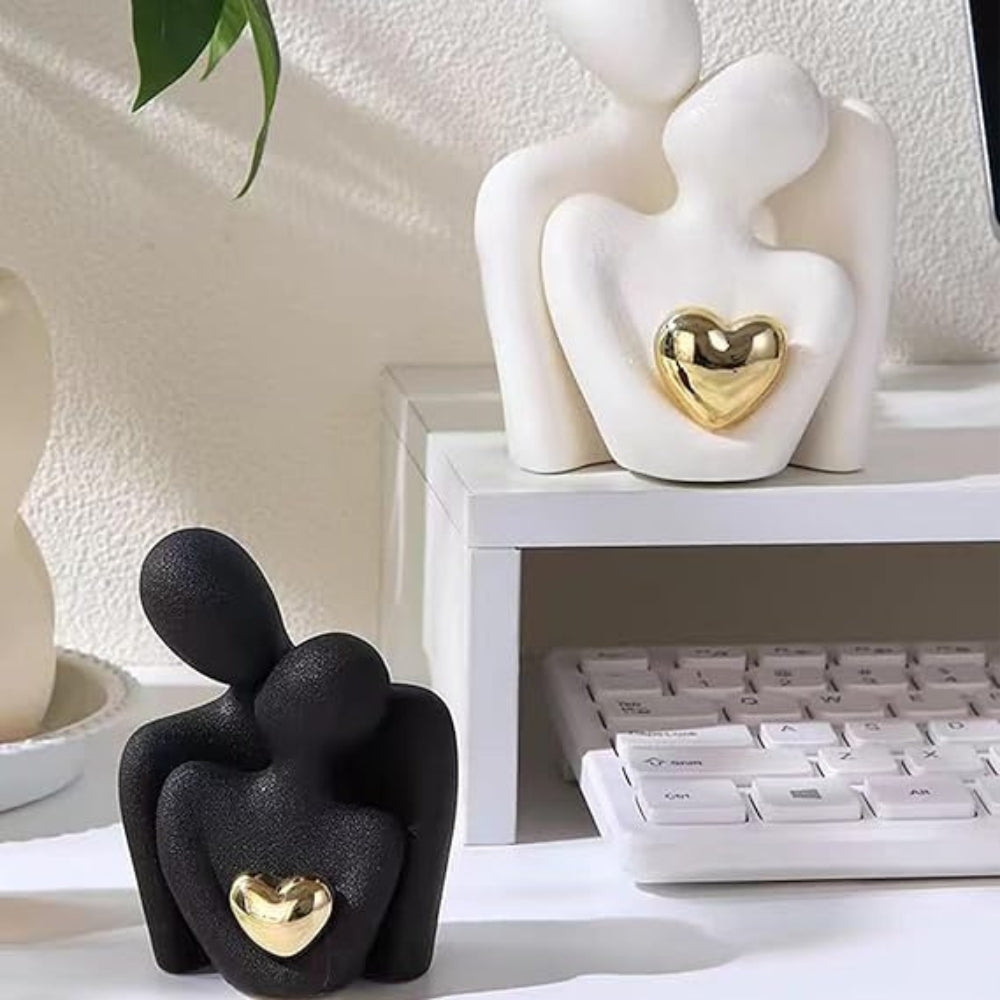 Umarmung Paar Herz Skulptur | Brehn