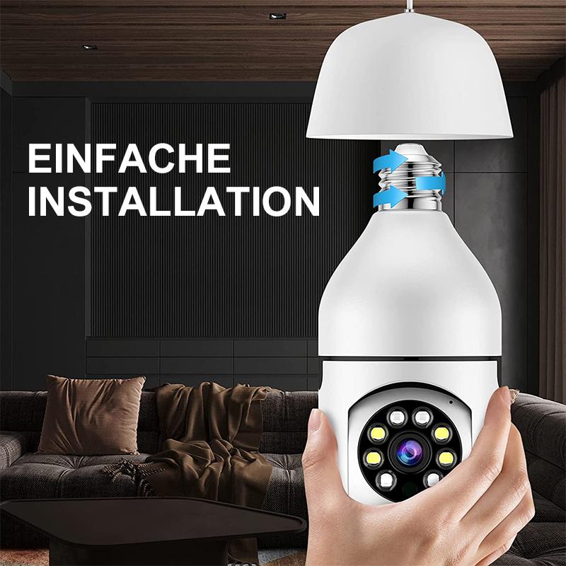 Intelligente drahtlose WiFi Vollfarbkamera mit Glühbirne | Brehn