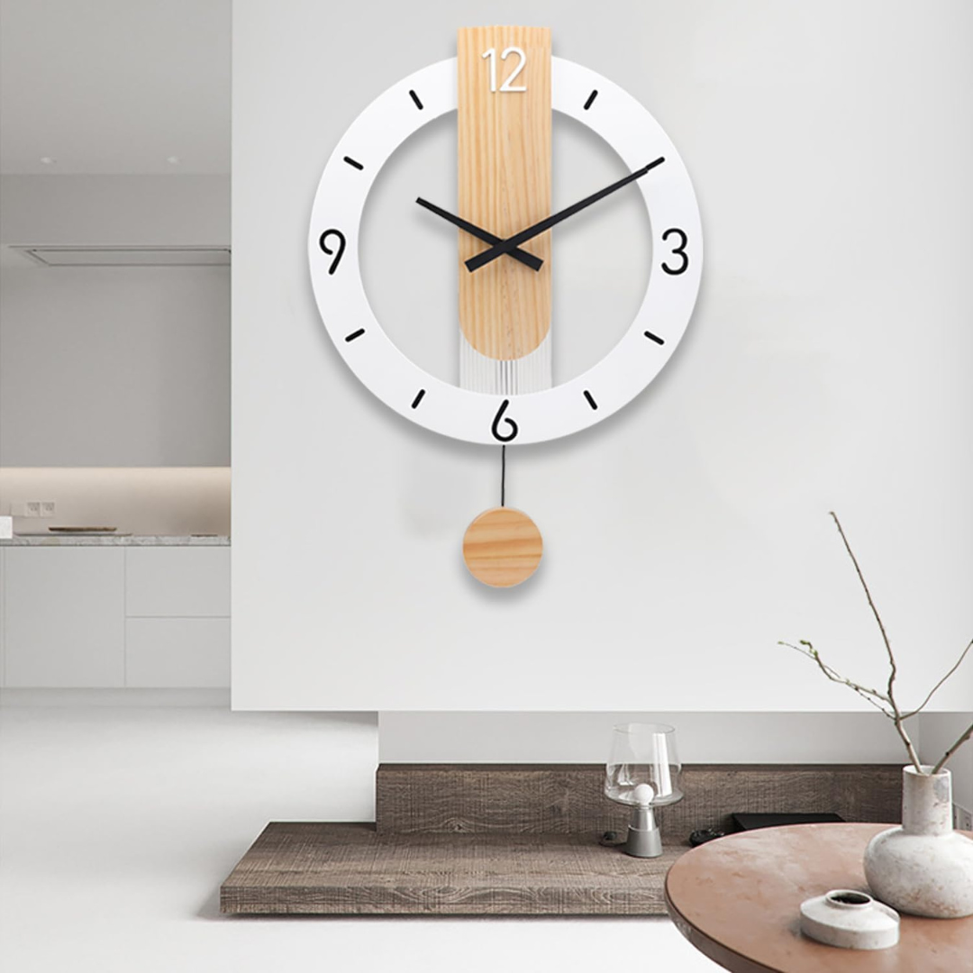 Brehn | Elegante große Uhr für das Wohnzimmer