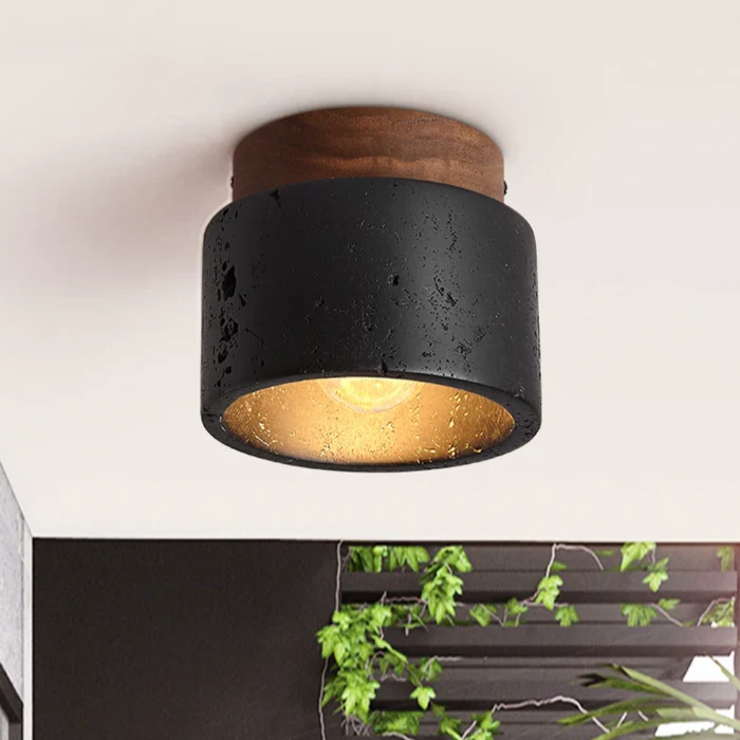 Brehn | Deckenlampe mit Steinoptik