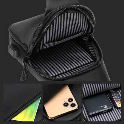 UrbanShield Wasserdichte Umhängetasche mit Diebstahlschutzdesign | Brehn