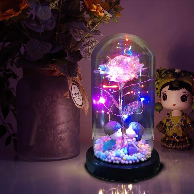Glitzernde Rosenornamente verzaubern romantisch | Brehn