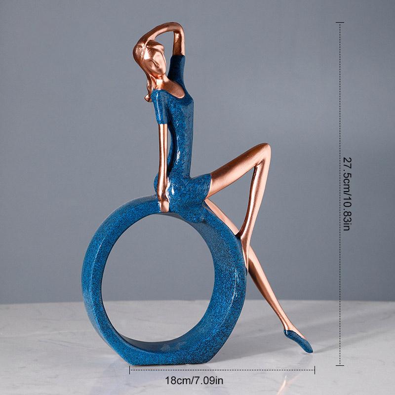 Yoga-Mädchen-Dekoration