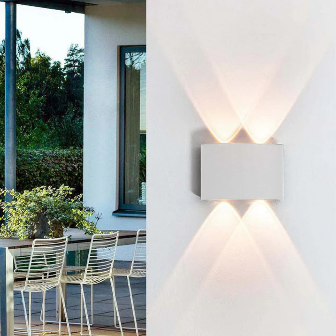 Brehn | LED Wandleuchte für Innen- und Außenbereiche
