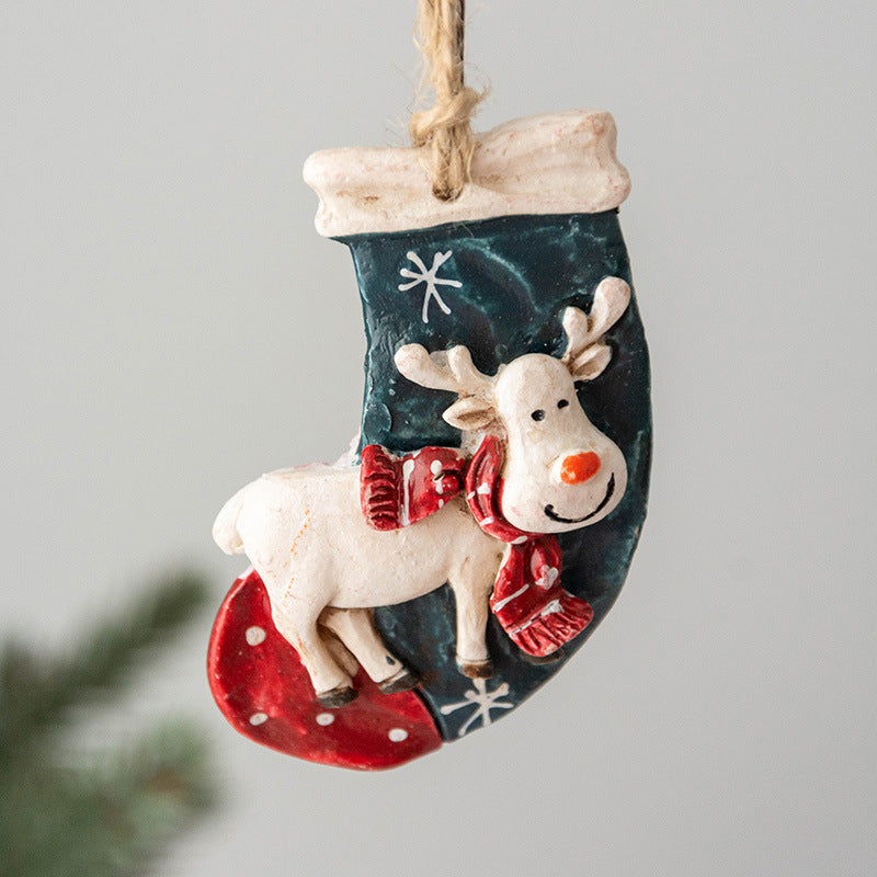Brehn | Weihnachtsbaum Hängendes Harz Ornament Anhänger