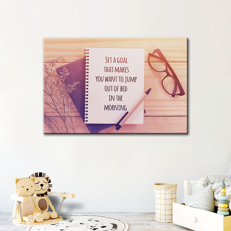 Inspirierende Kunst - Leinwand Wandkunst Malerei