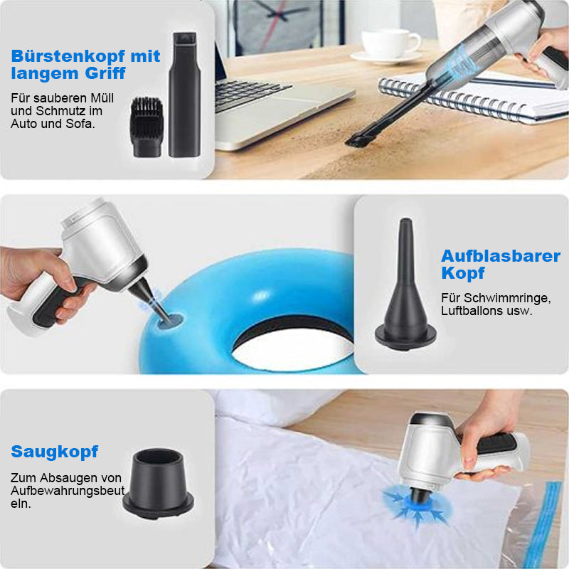 Brehn | 3 In 1 Kabelloser Mini-Handstaubsauger