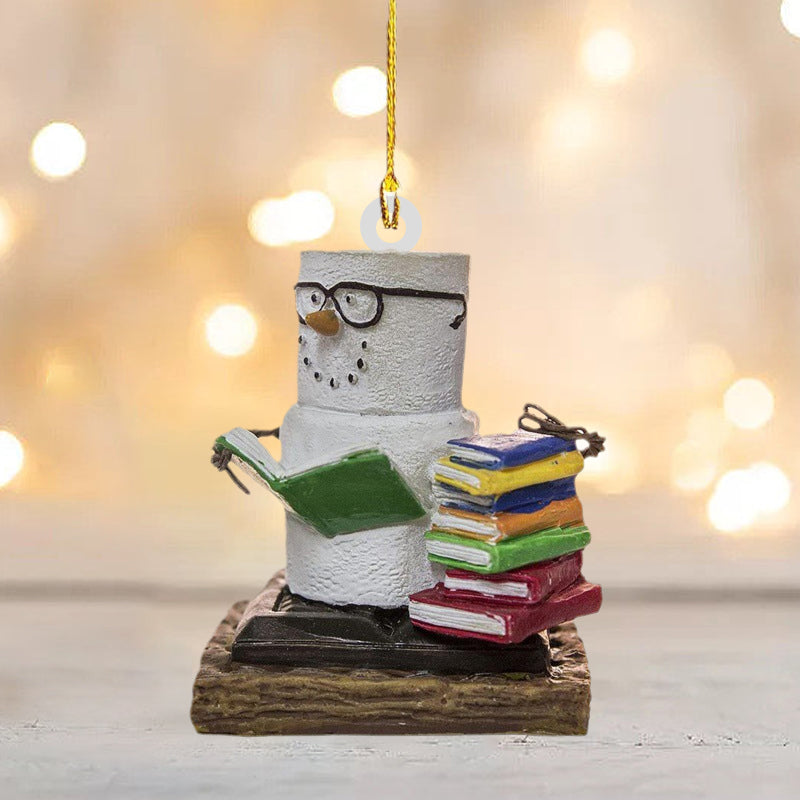 Brehn | Lustige Schneemann Weihnachtsbaum Anhänger