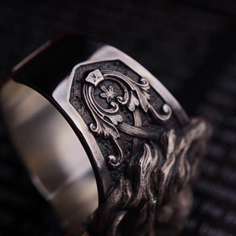 Retro Nordic Löwenförmiger Ring | Brehn