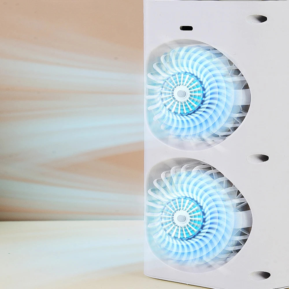 Mini tragbare Klimaanlage Tischventilator mit Sprühkühlung | Brehn